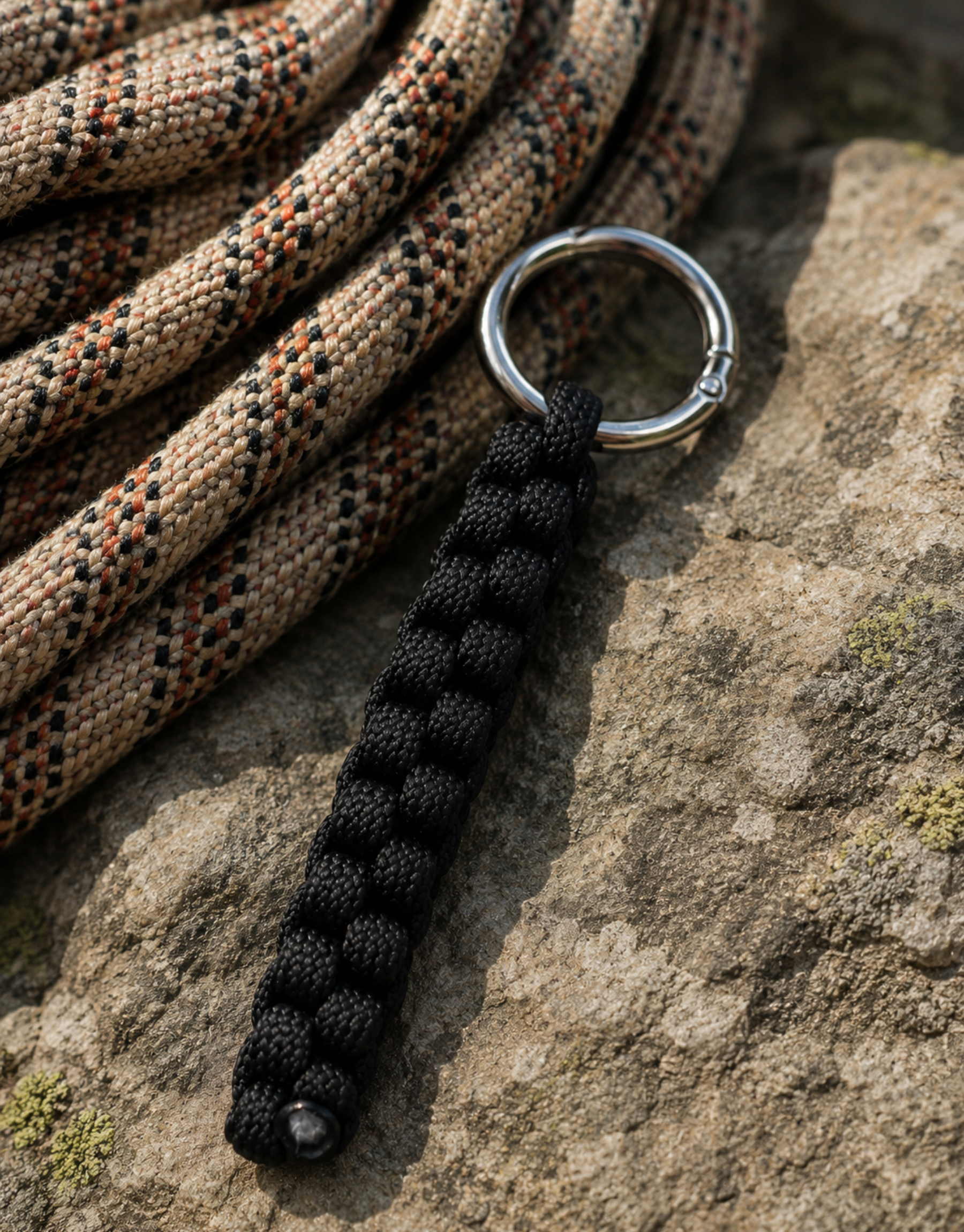 Qaid — Box Keychain | Black