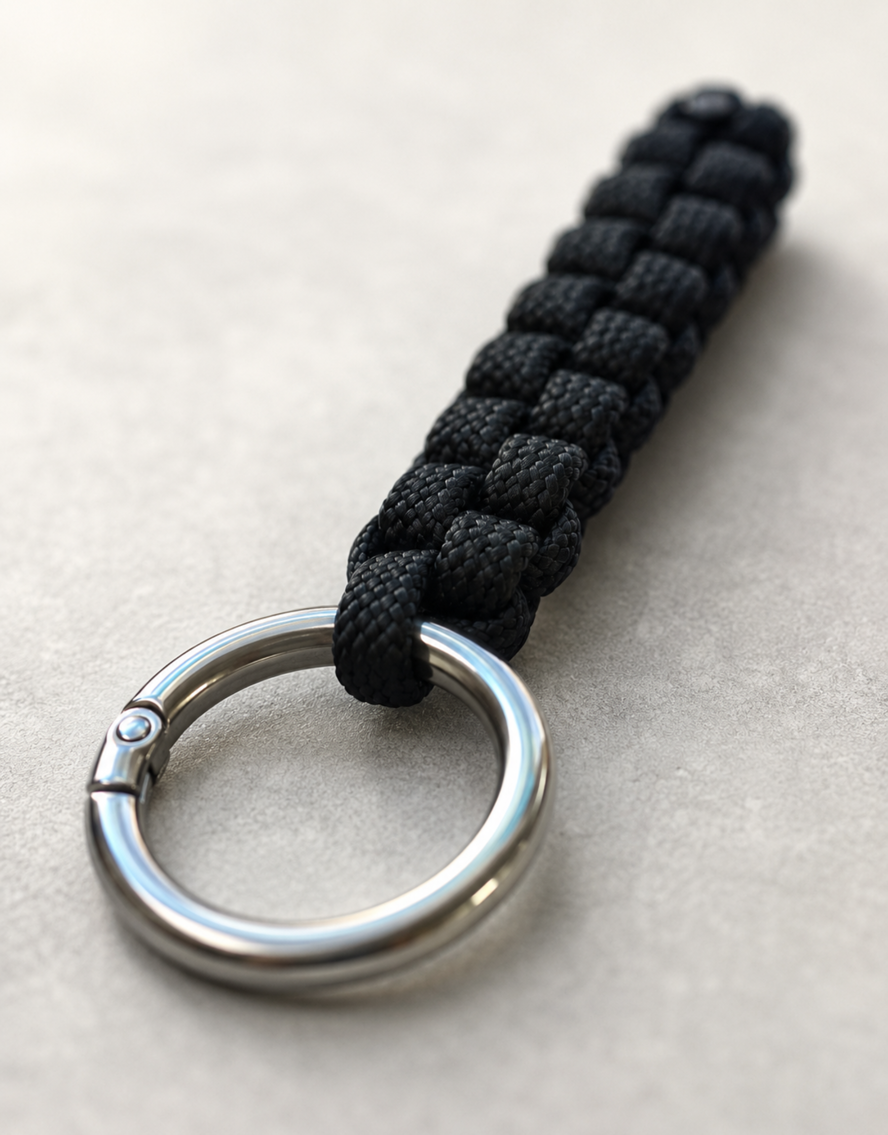 Qaid — Box Keychain | Black