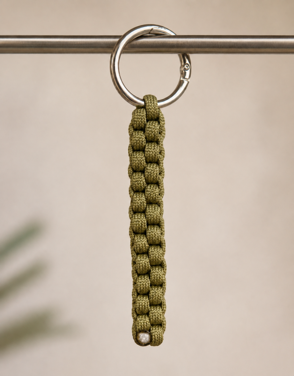 Qaid — Box Keychain | Olive