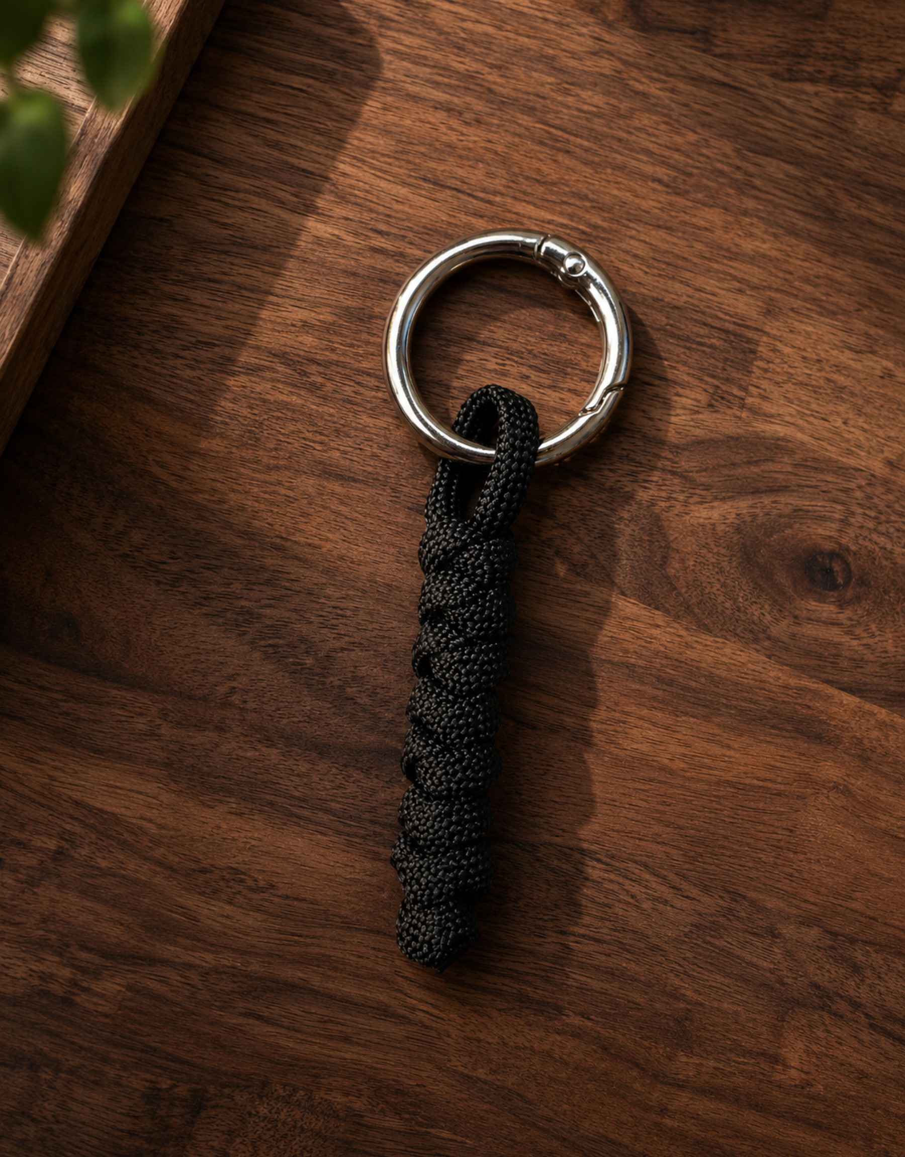 Lahar — Spiral Keychain | Black