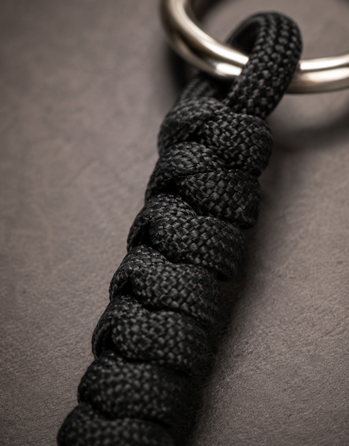 Lahar — Spiral Keychain | Black