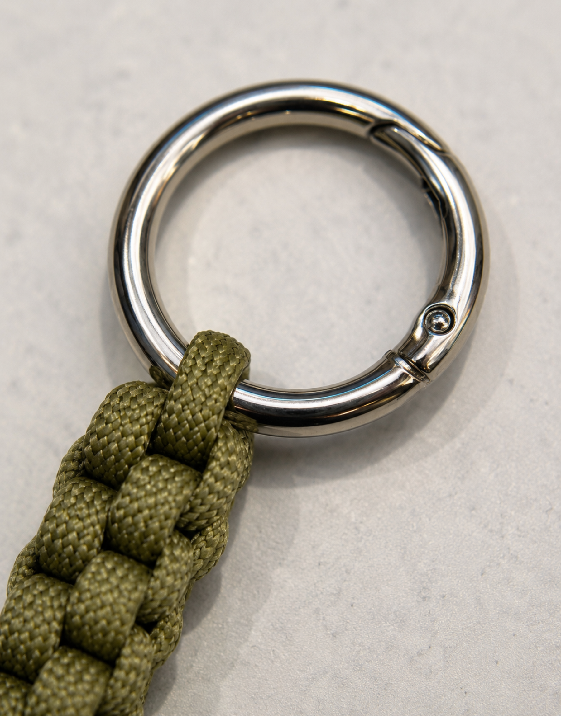 Qaid — Box Keychain | Olive