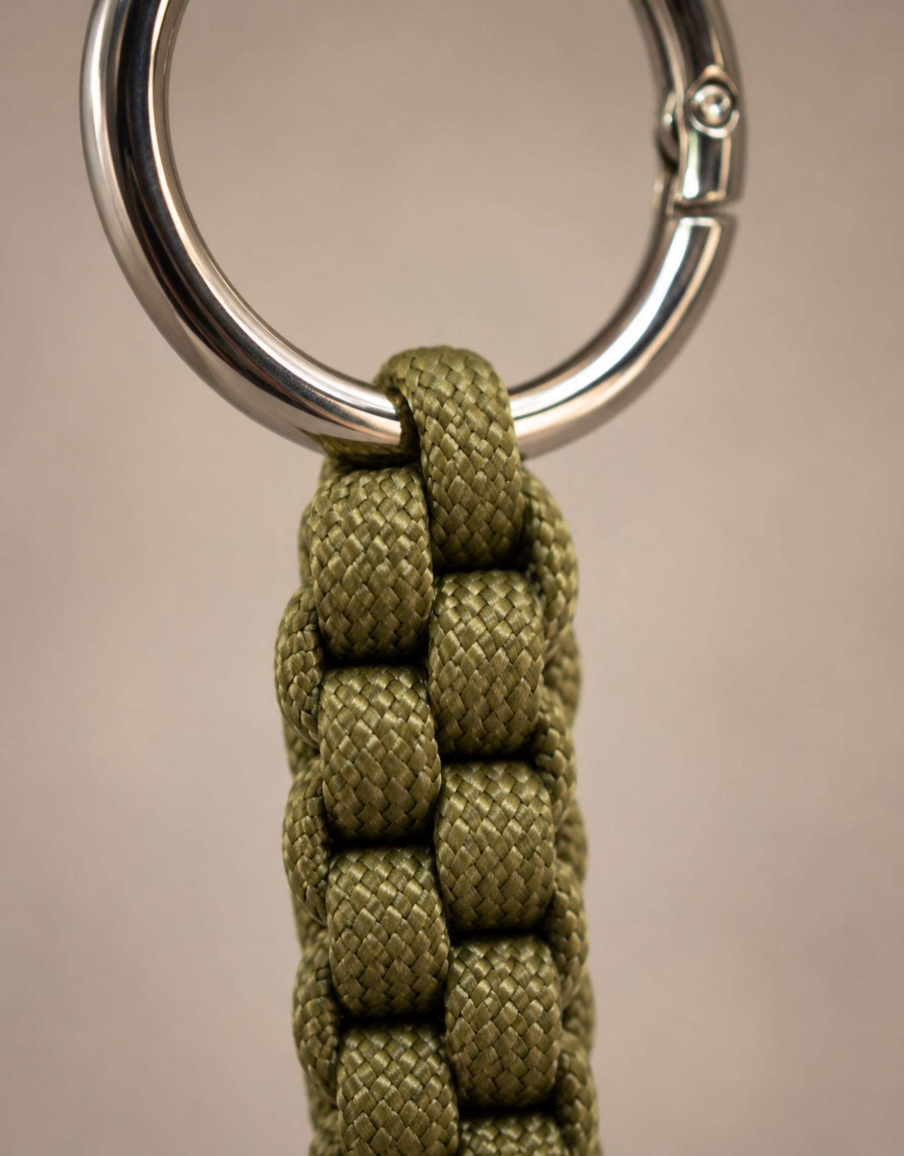 Qaid — Box Keychain | Olive
