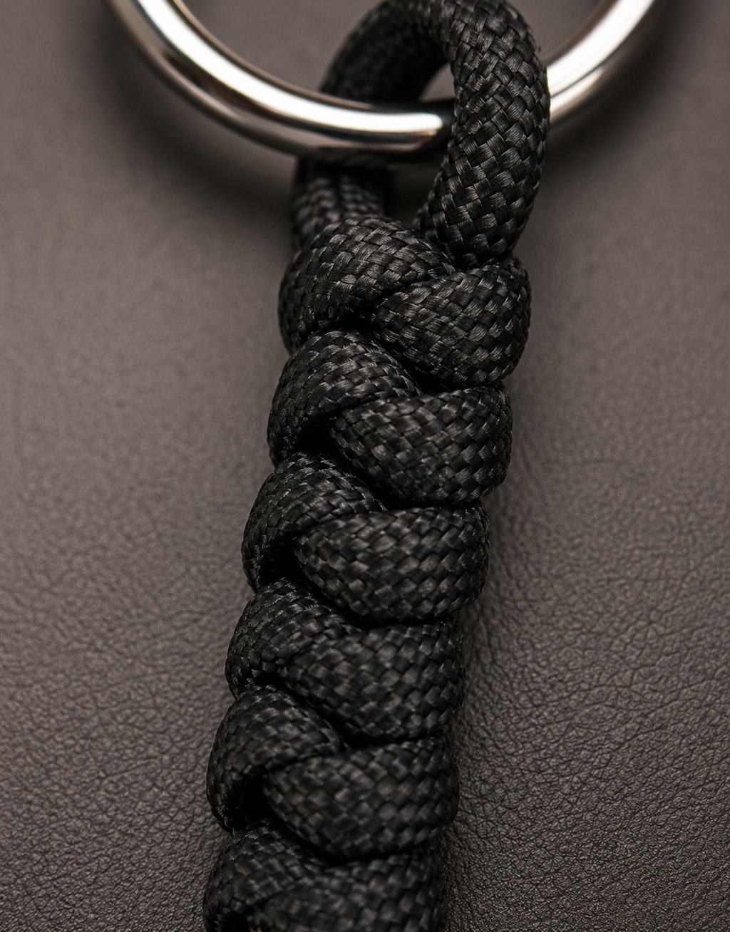 Lahar — Spiral Keychain | Black