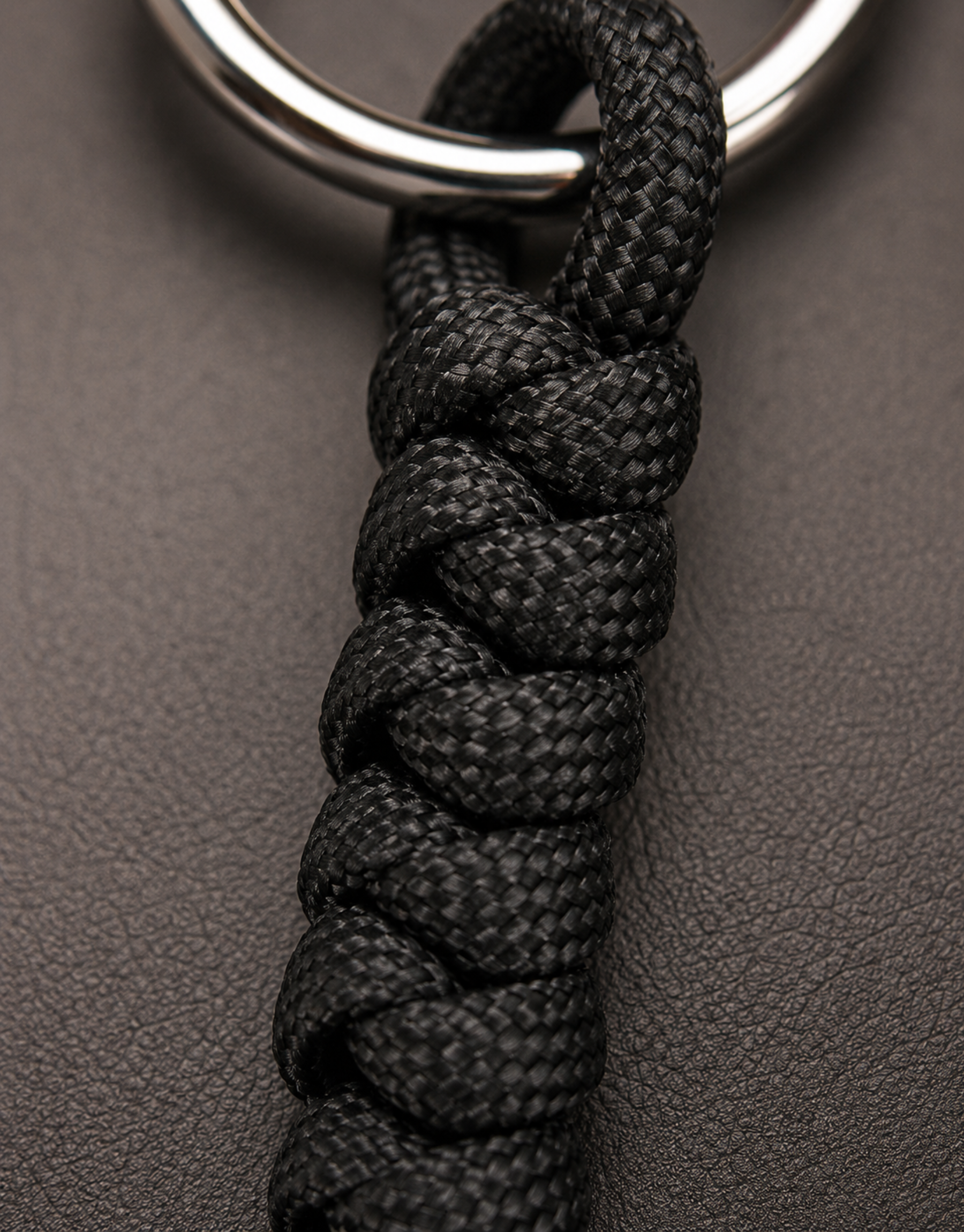 Lahar — Spiral Keychain | Black