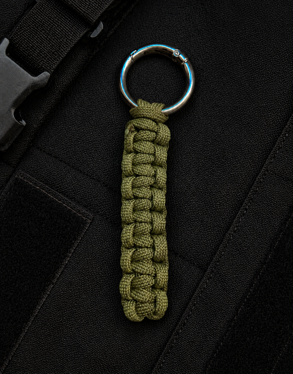 Naag — Cobra Flat Keychain | Olive