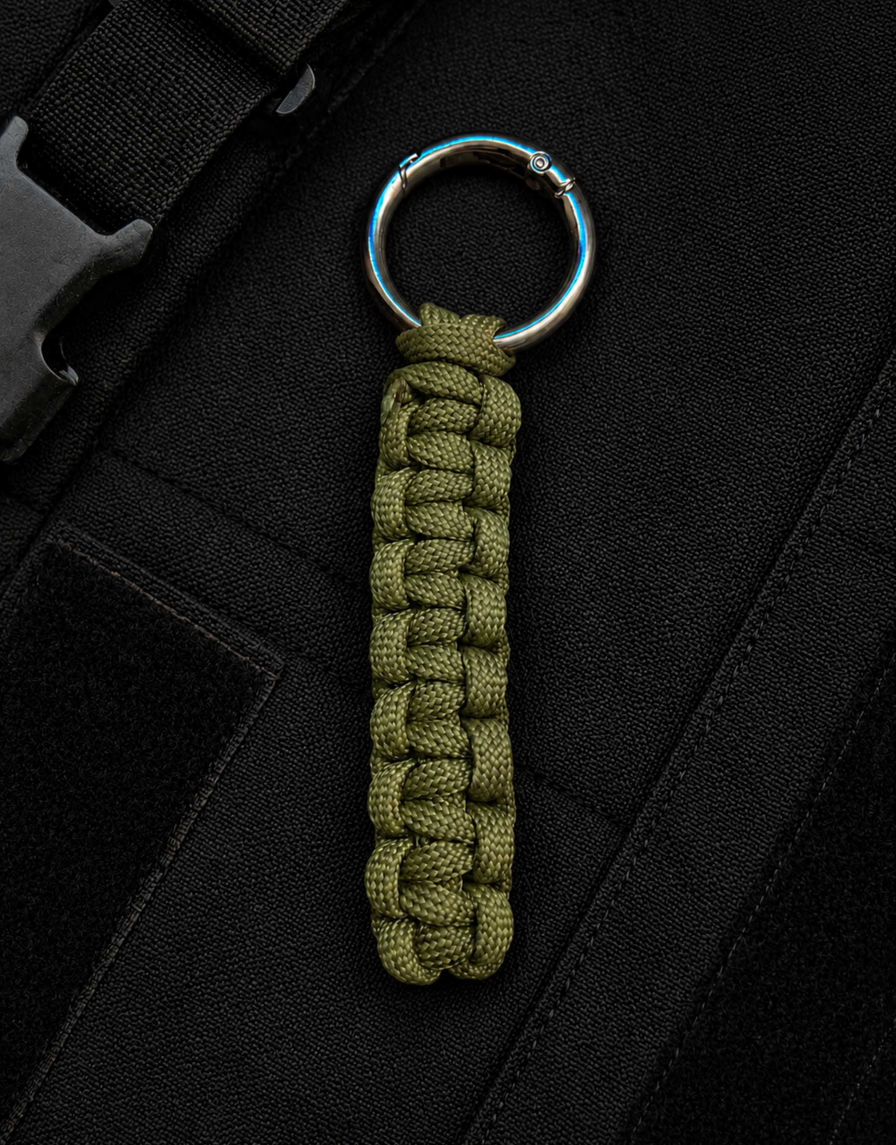 Naag — Cobra Flat Keychain | Olive