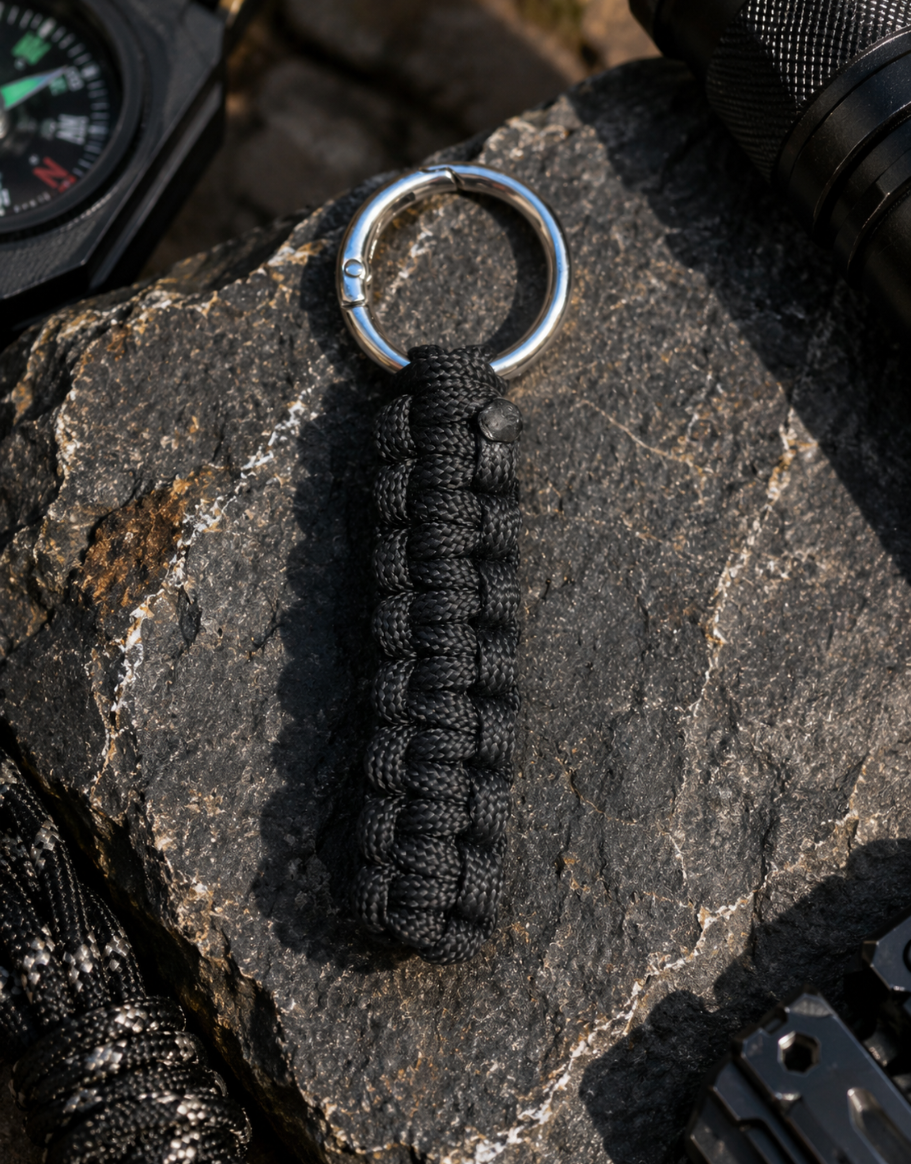 Naag — Cobra Flat Keychain | Black