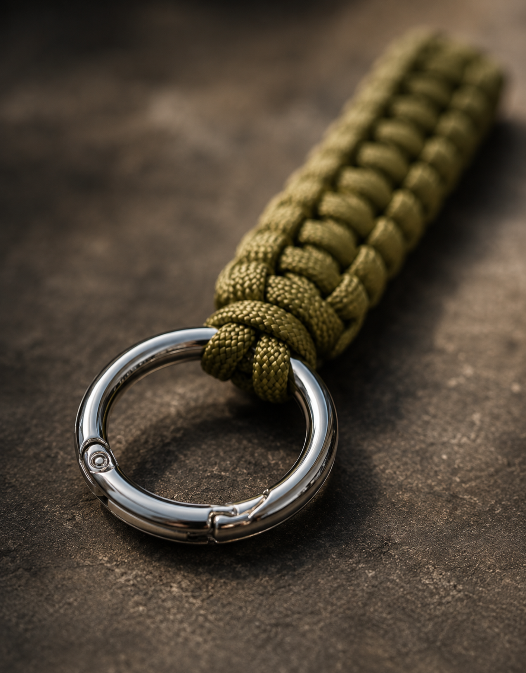 Naag — Cobra Flat Keychain | Olive