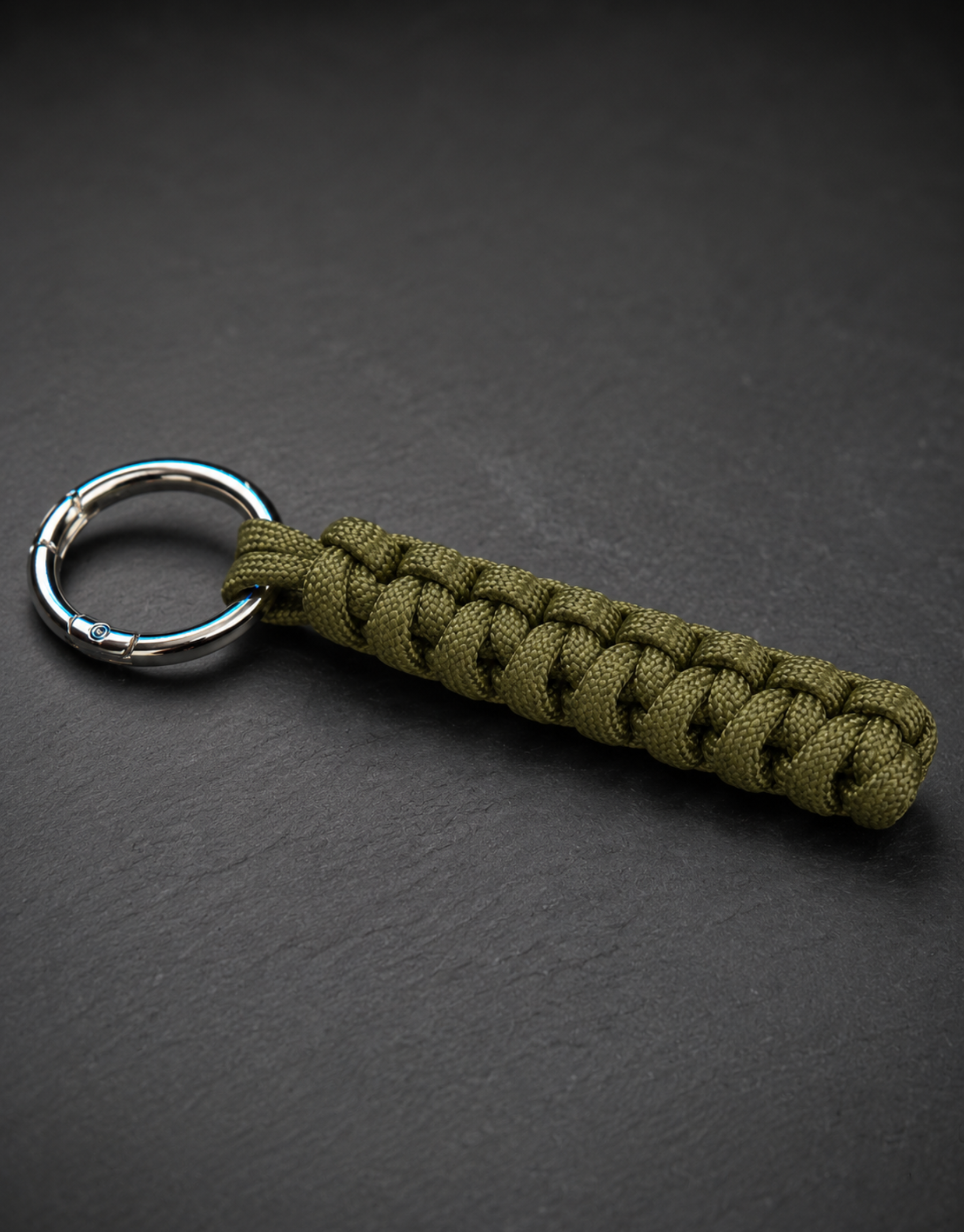 Lahar — Spiral Keychain | Olive