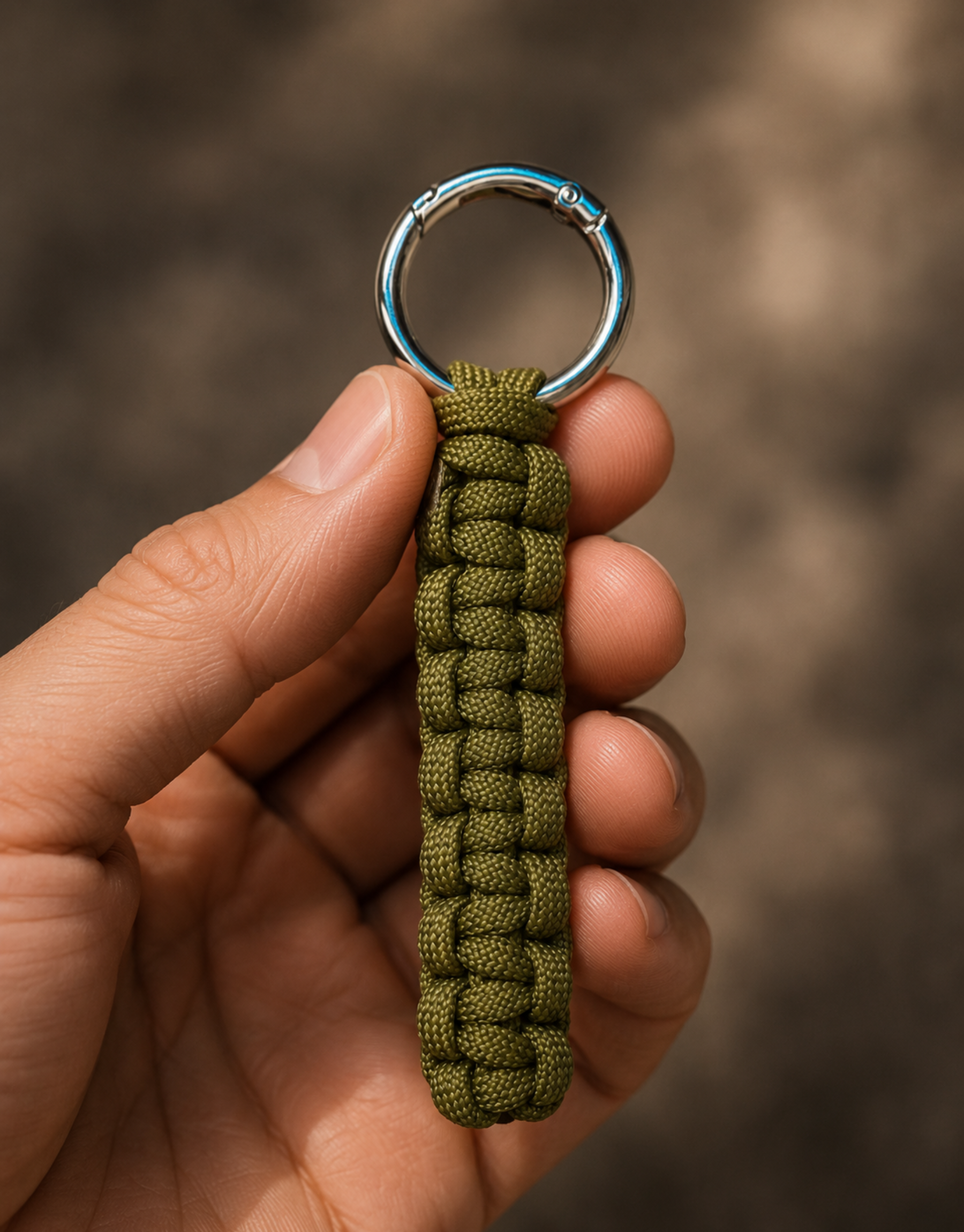Naag — Cobra Flat Keychain | Olive