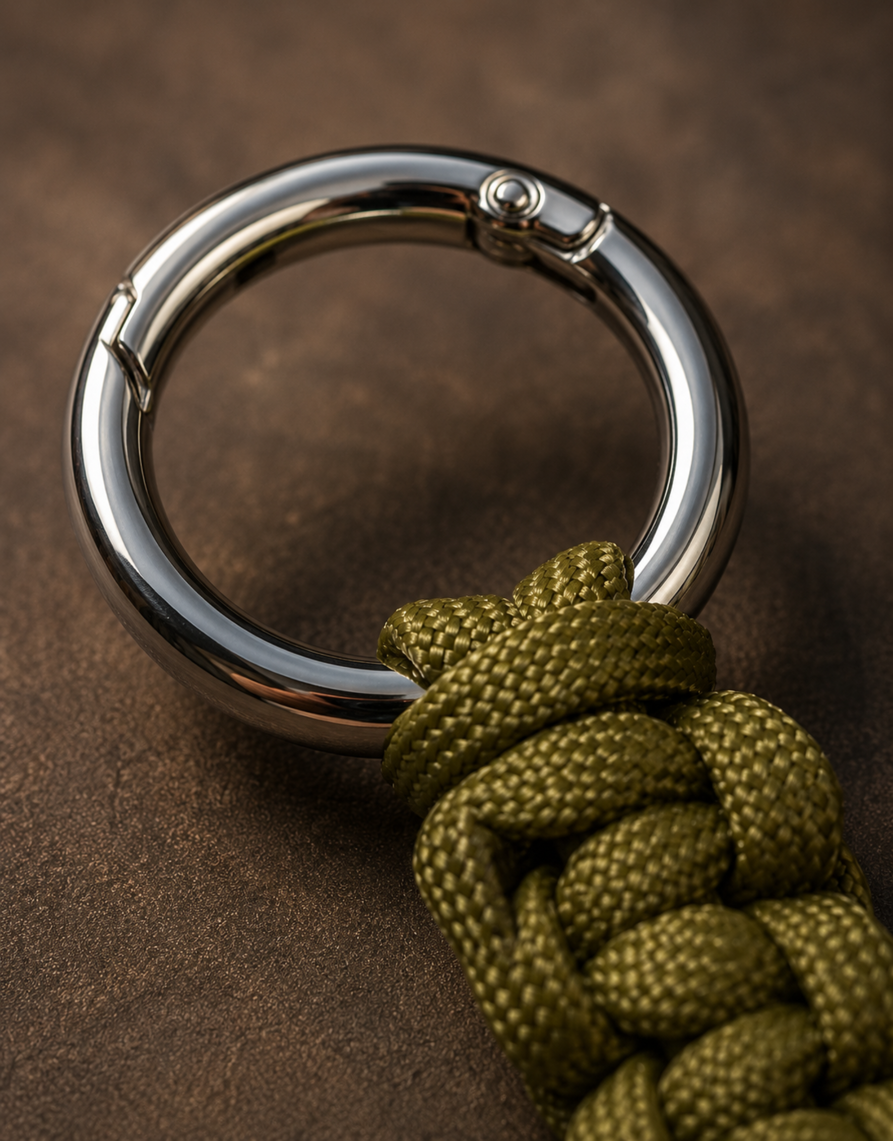 Naag — Cobra Flat Keychain | Olive
