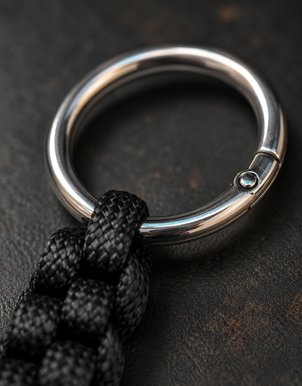 Qaid — Box Keychain | Black
