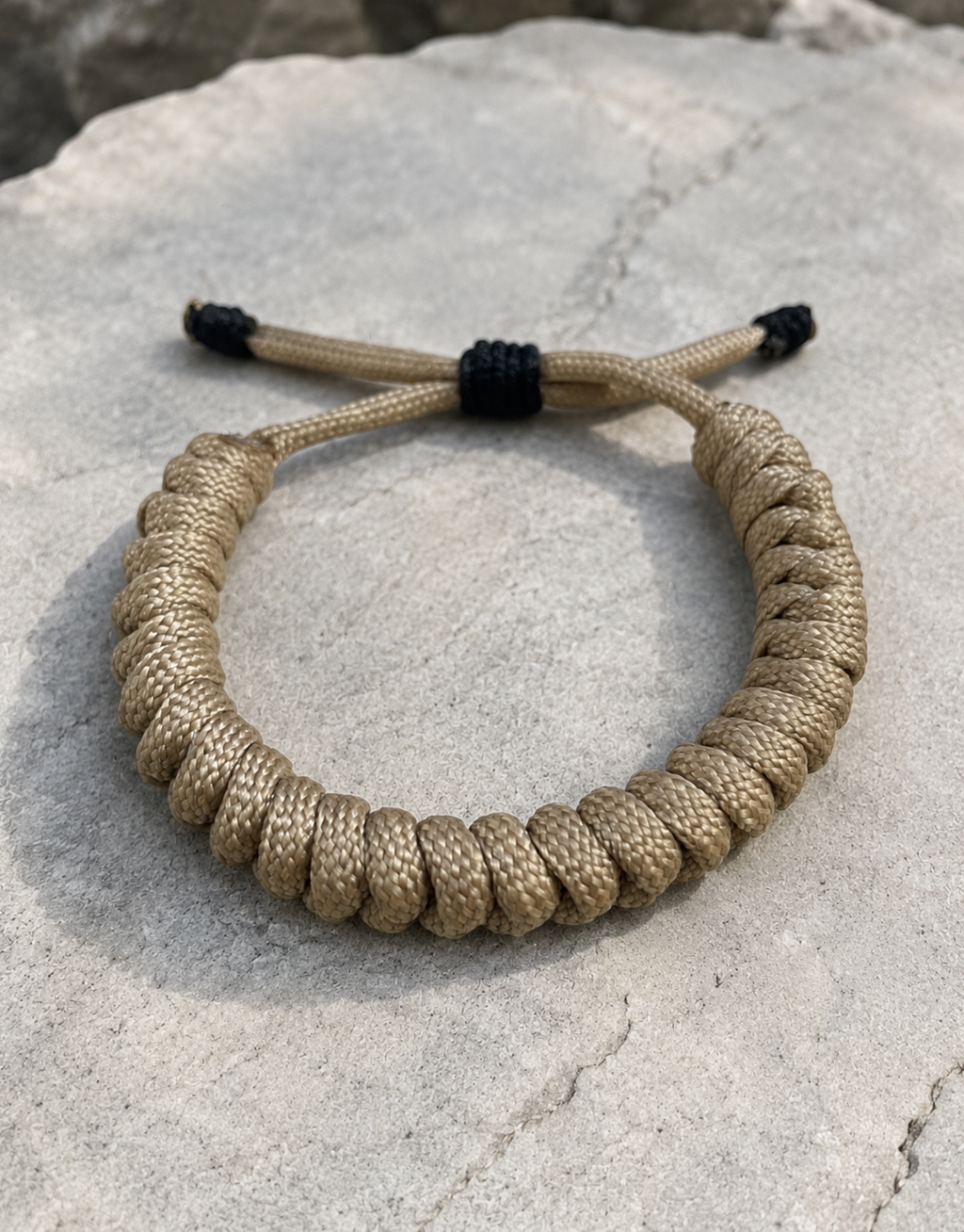 Raml sand spiral paracord bracelet