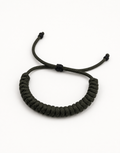 Ghaba dark green spiral paracord bracelet by Giraa