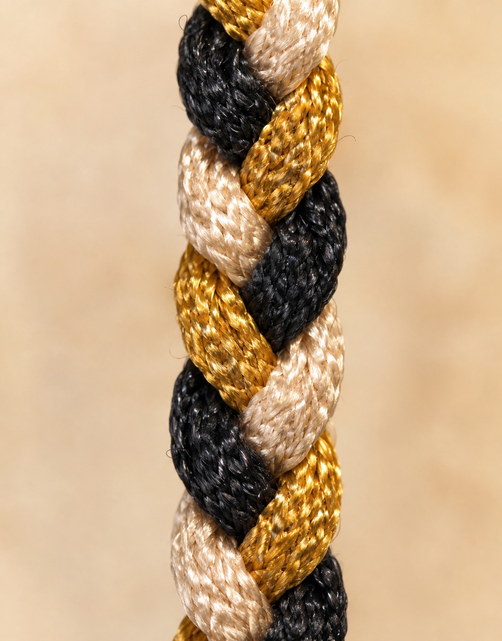 Zari gold macrame bracelet