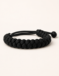 Pech black spiral paracord bracelet by Giraa